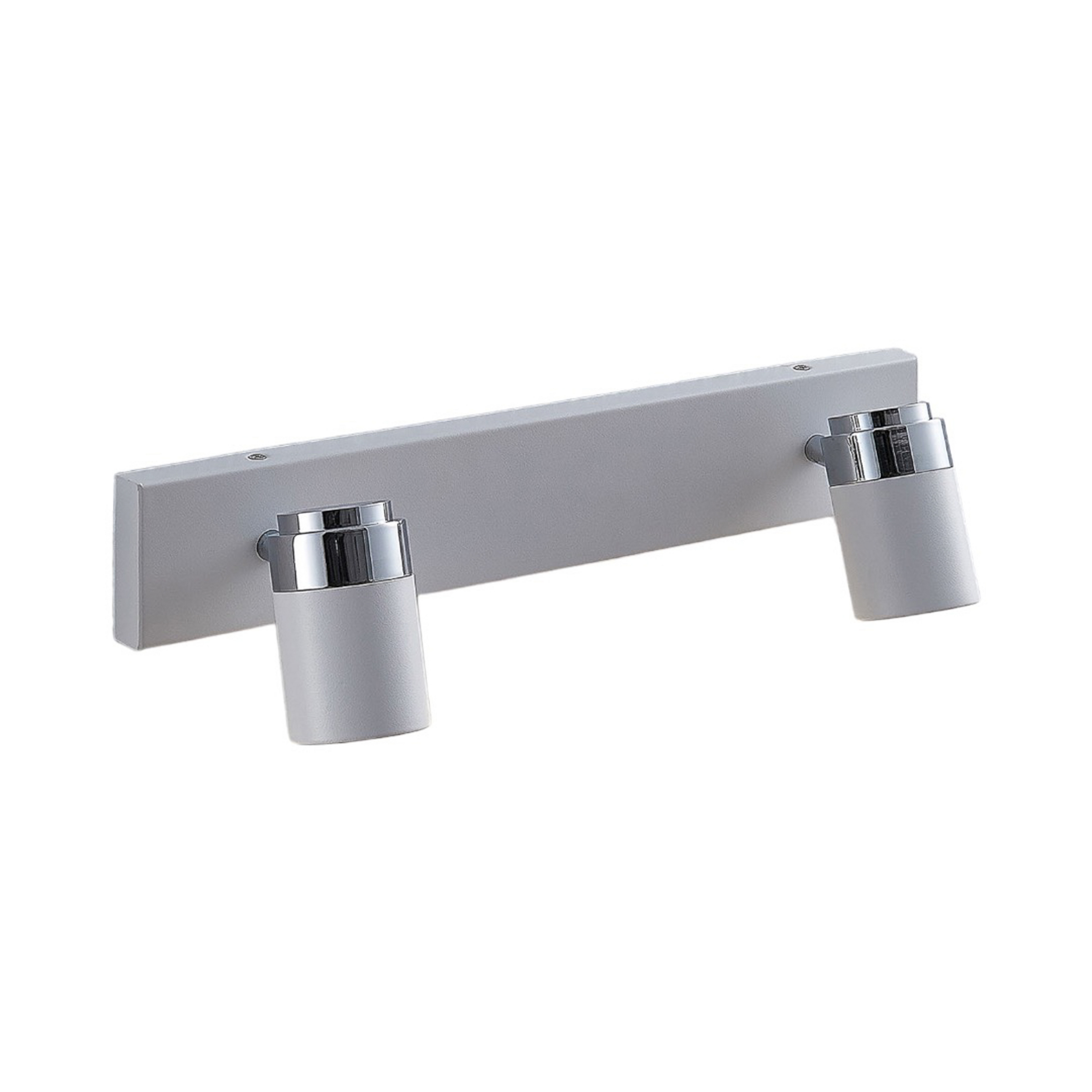 Kardo 2 Nástěnné Svítidlo IP44 White/Chrome - Lindby