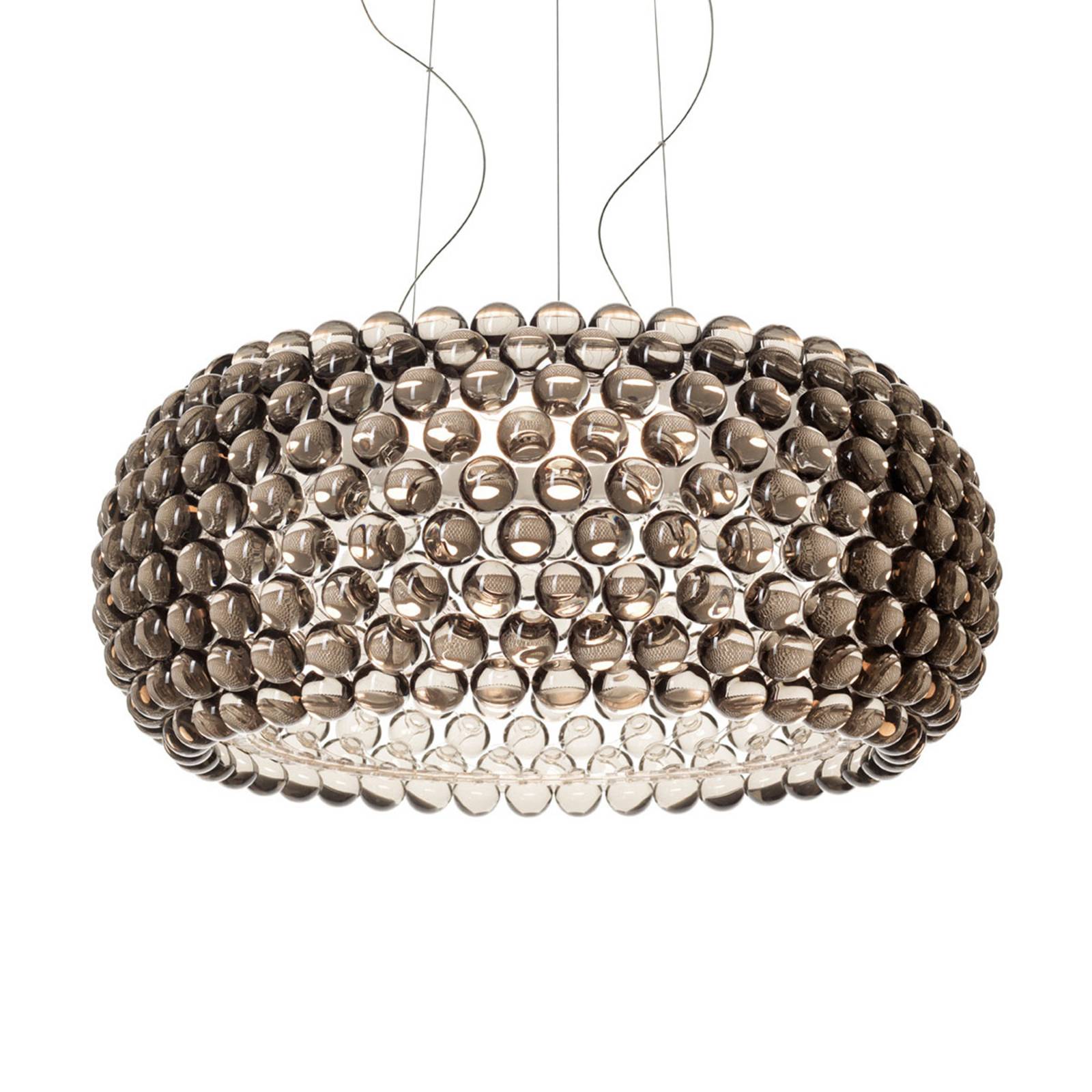 Foscarini Caboche Plus Grande Pendel rauchgrau