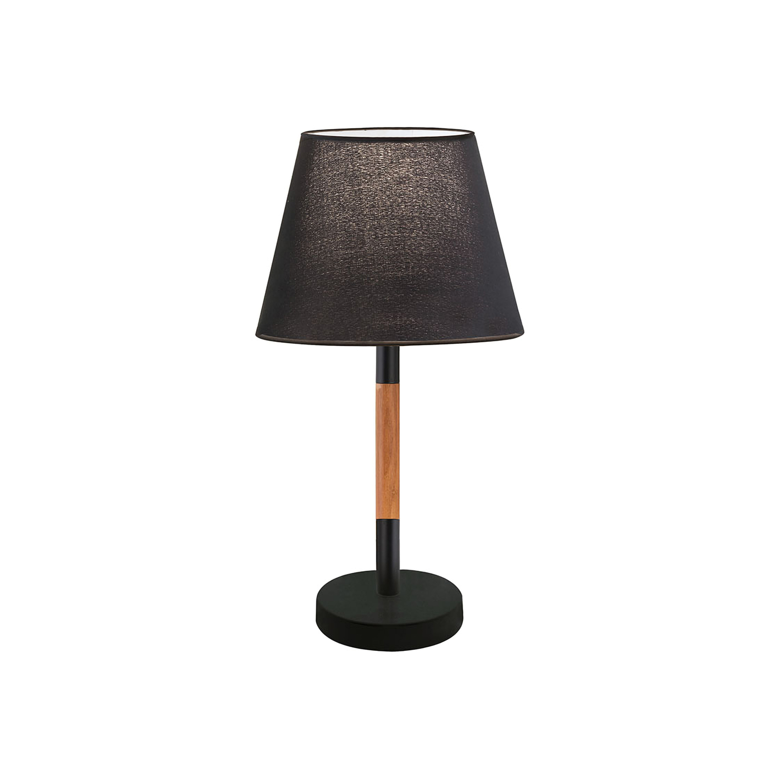 Lámpara de mesa Villy con pantalla textil