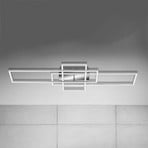 Frame ceiling lamp rectangle 3-bulb CCT aluminium