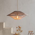 GOOD & MOJO hengelampe Lumbini, Ø50 cm, lysegrå, papirtau