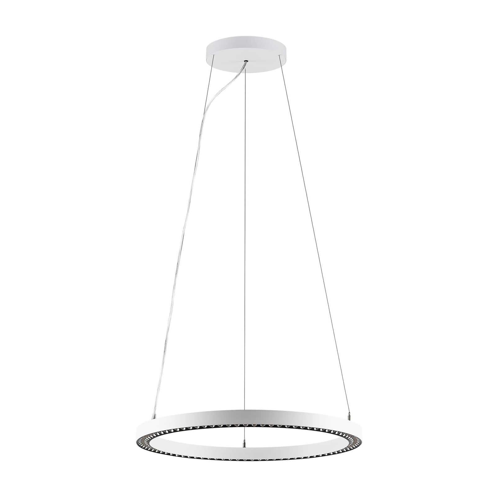 LED-riippvalgusti PERFORA PRO M, Ø 66 cm, valge, DALI üles/alla, CCT