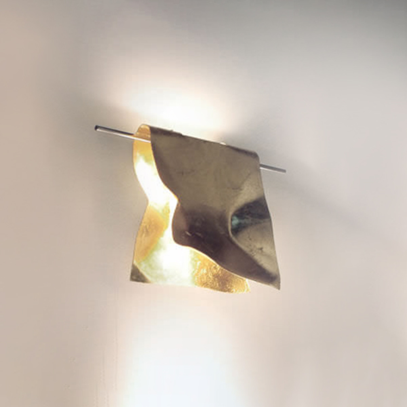 Knikerboker Stendimi - LED wandlamp, bladgoud