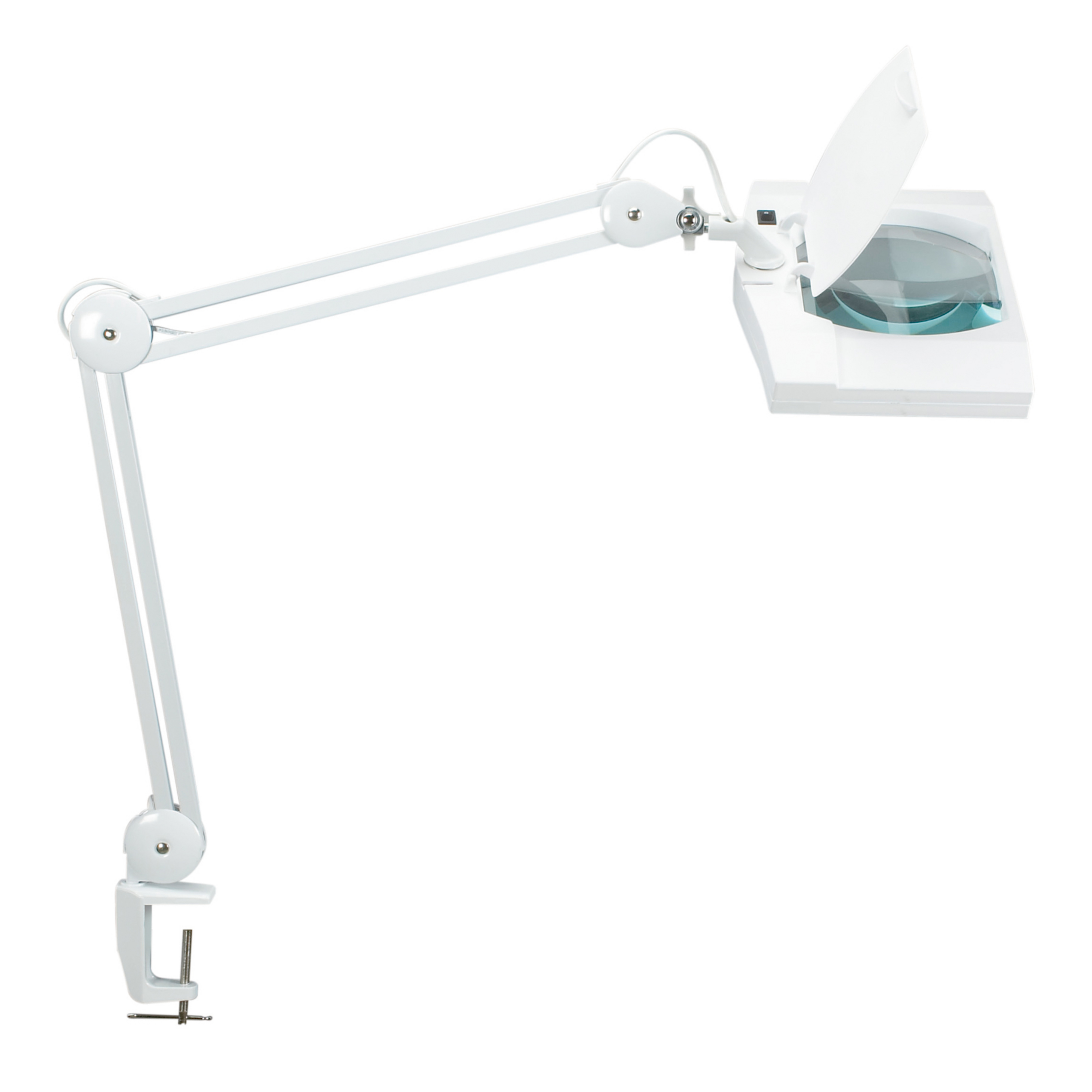 LED-Lupenleuchte MAULvitrum mit Klemme