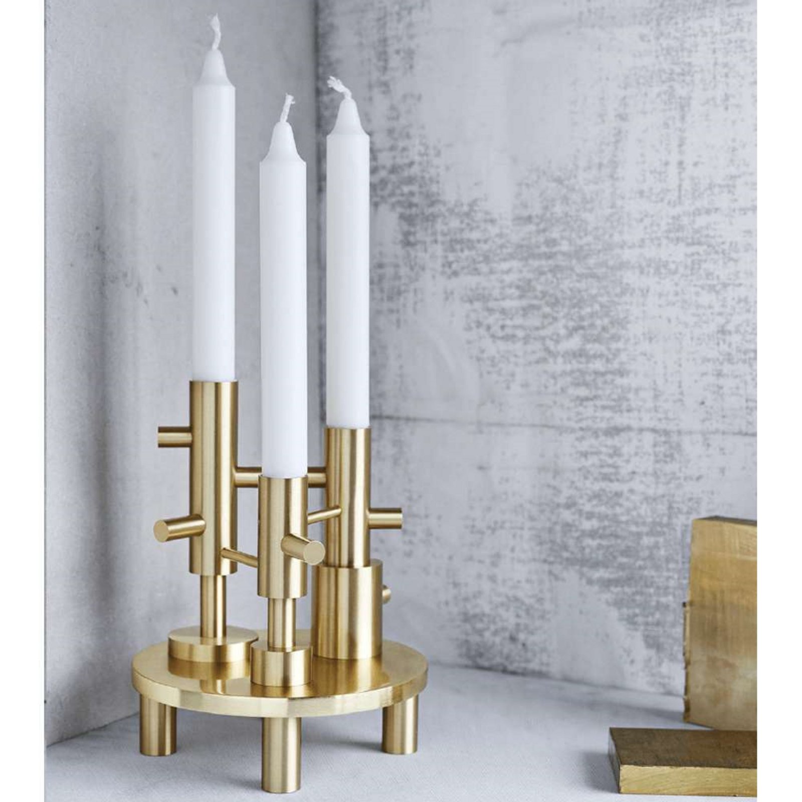 Candleholder Large Brass - Fritz Hansen