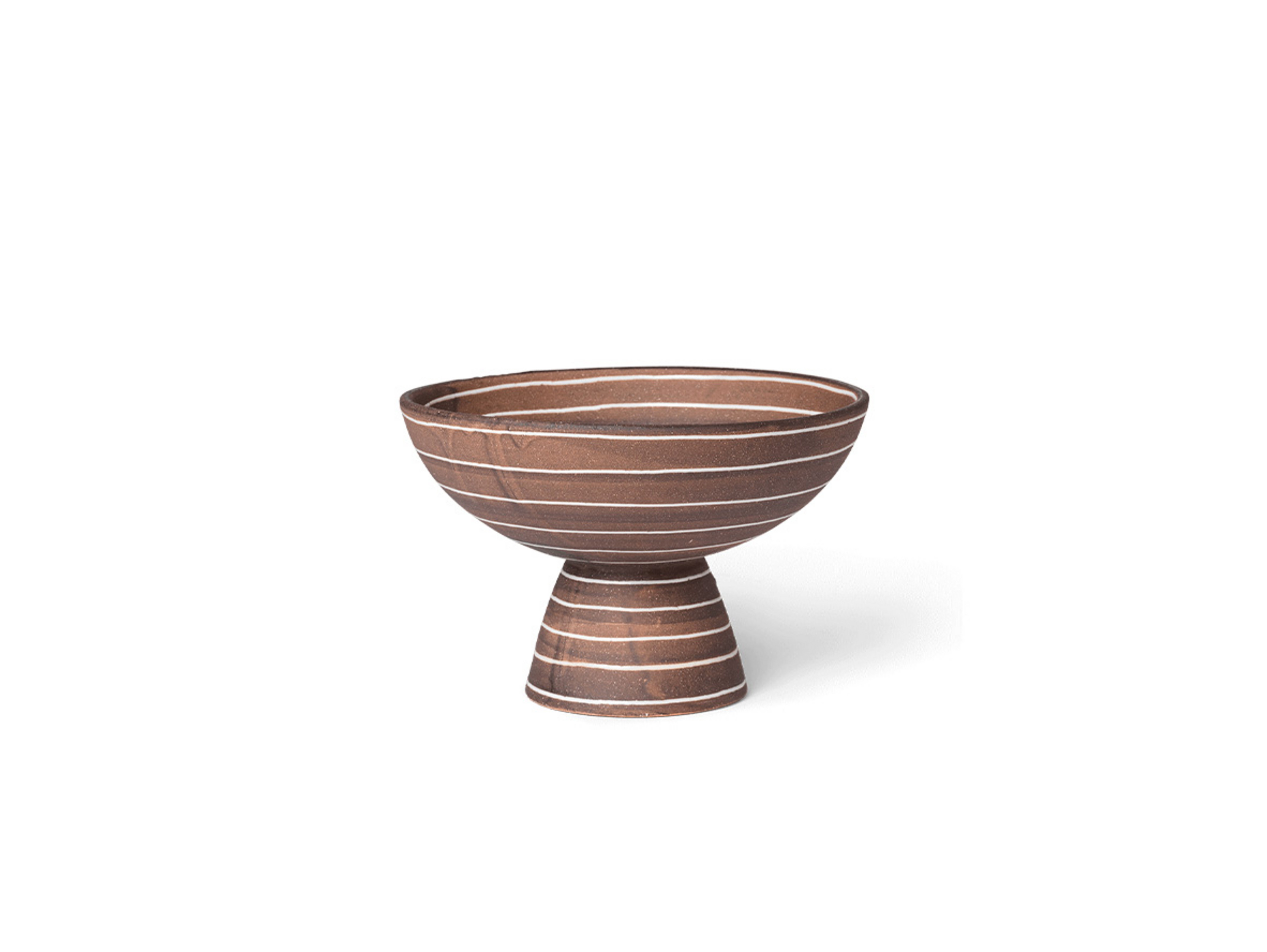 Brura Miska Coffee/White - Ferm Living