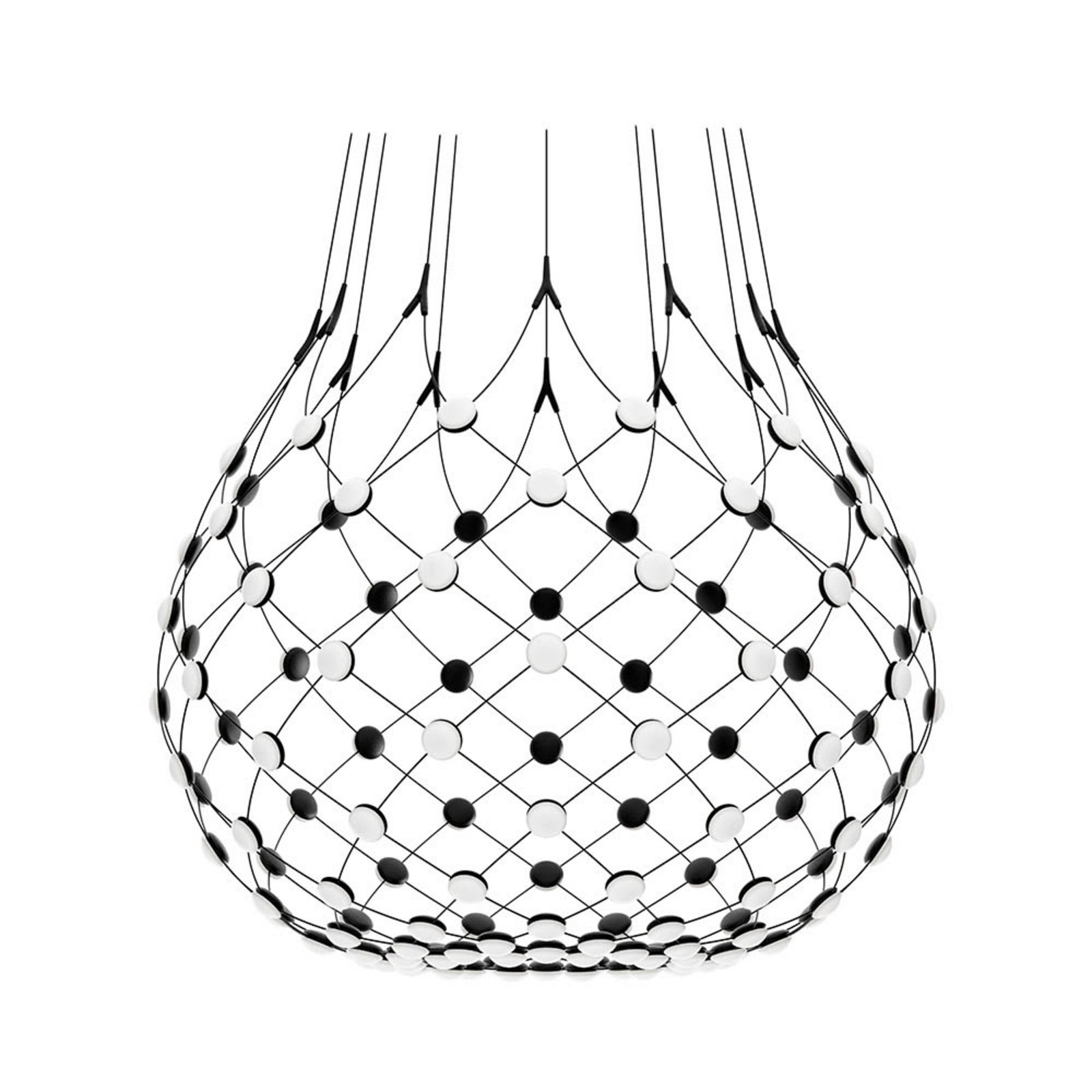 Lampada a sospensione Mesh Wireless Bluetooth, Ø 100 cm, 5 m - Luceplan