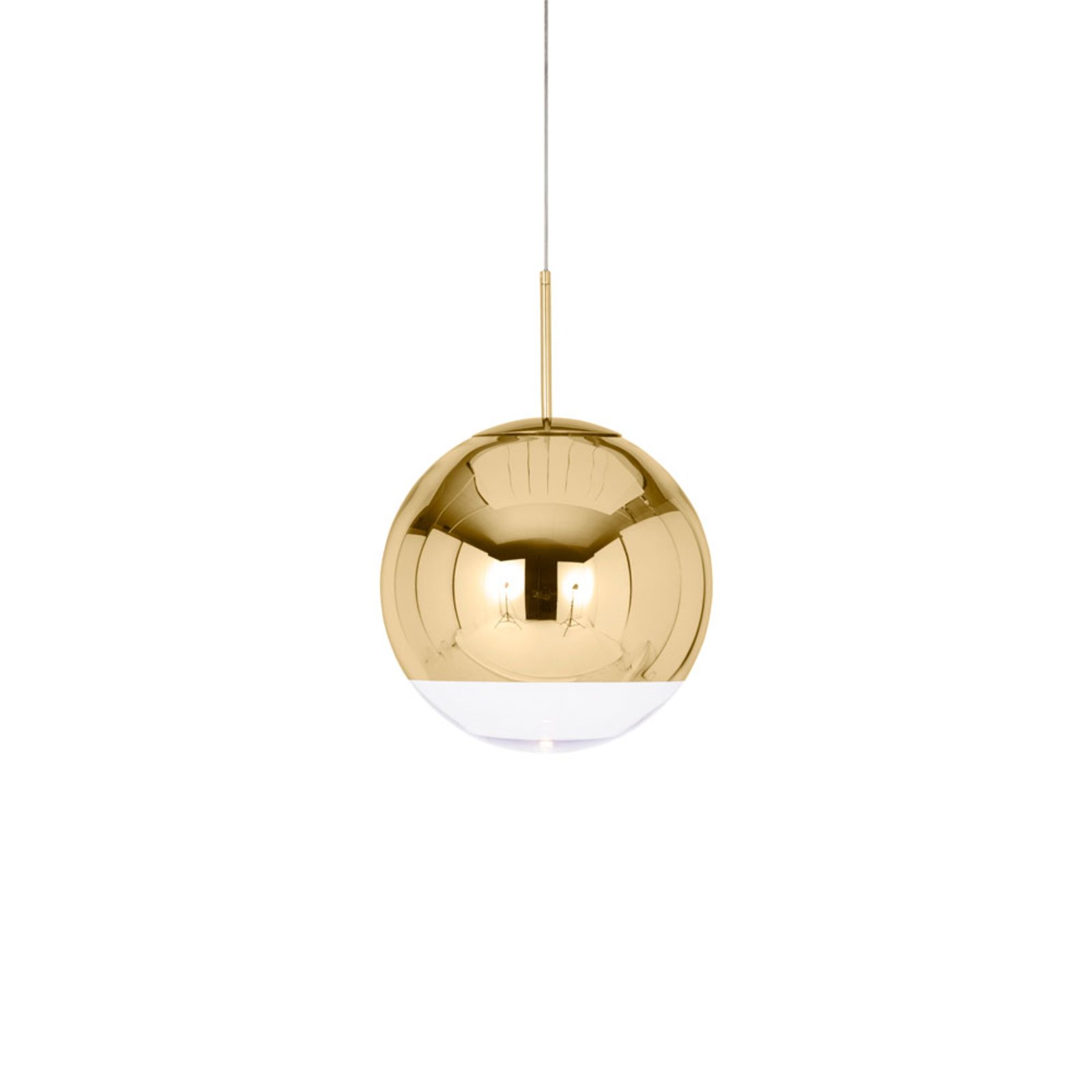 Specchio Ball 40 Lampada LED a Sospensione Oro - Tom Dixon