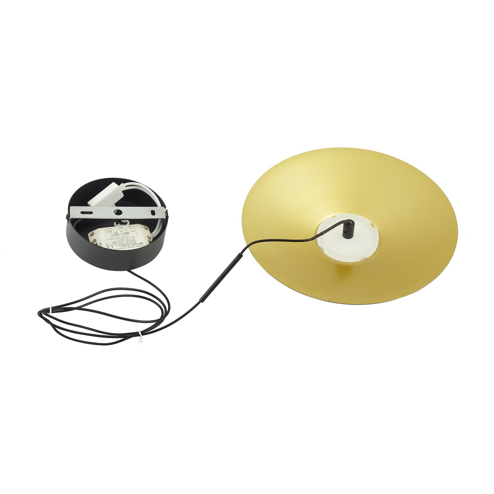 Lindby hanglamp Norvind, 2-lamps, zwart, metaal