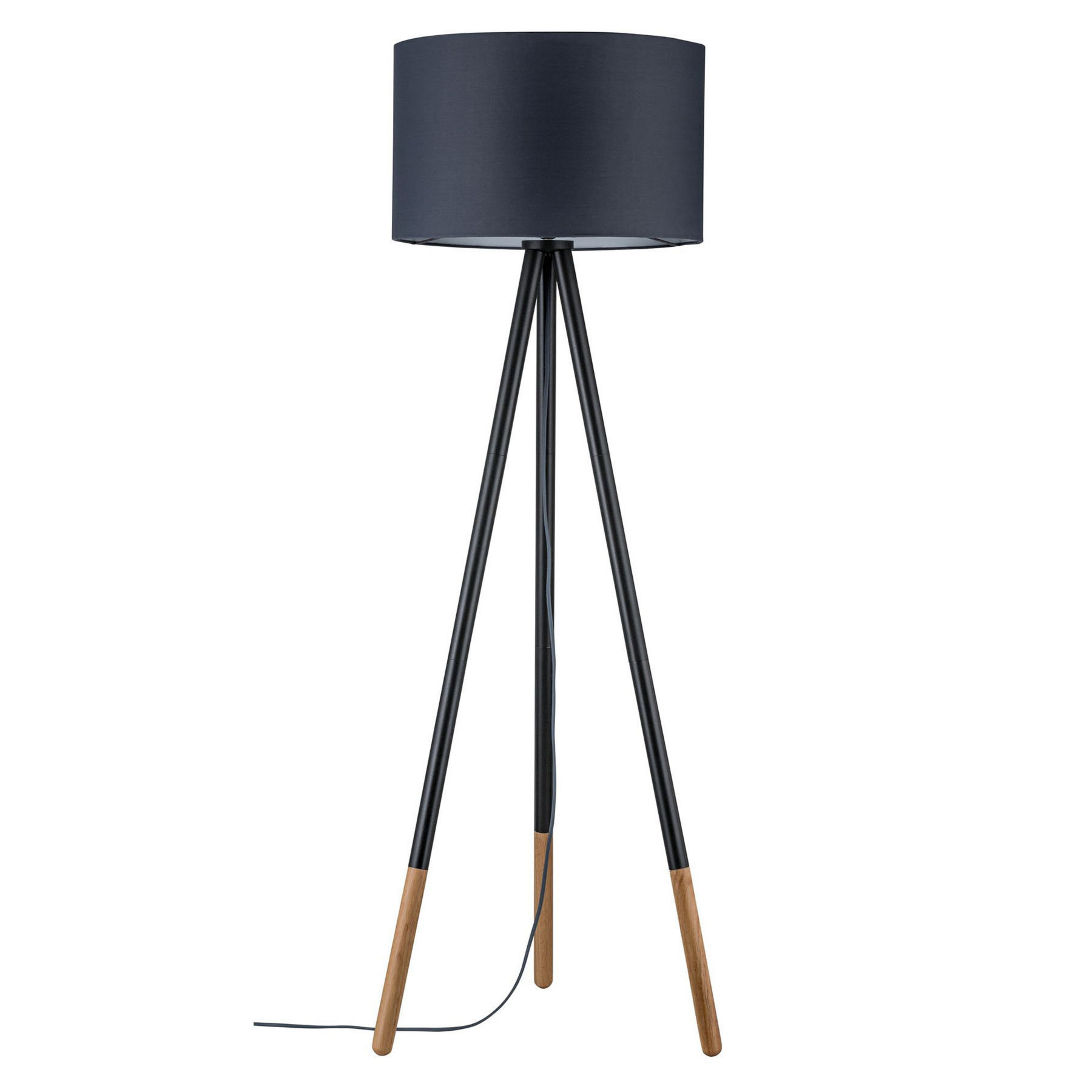 Rurik Floor Lamp Grey/Wood - Paulmann