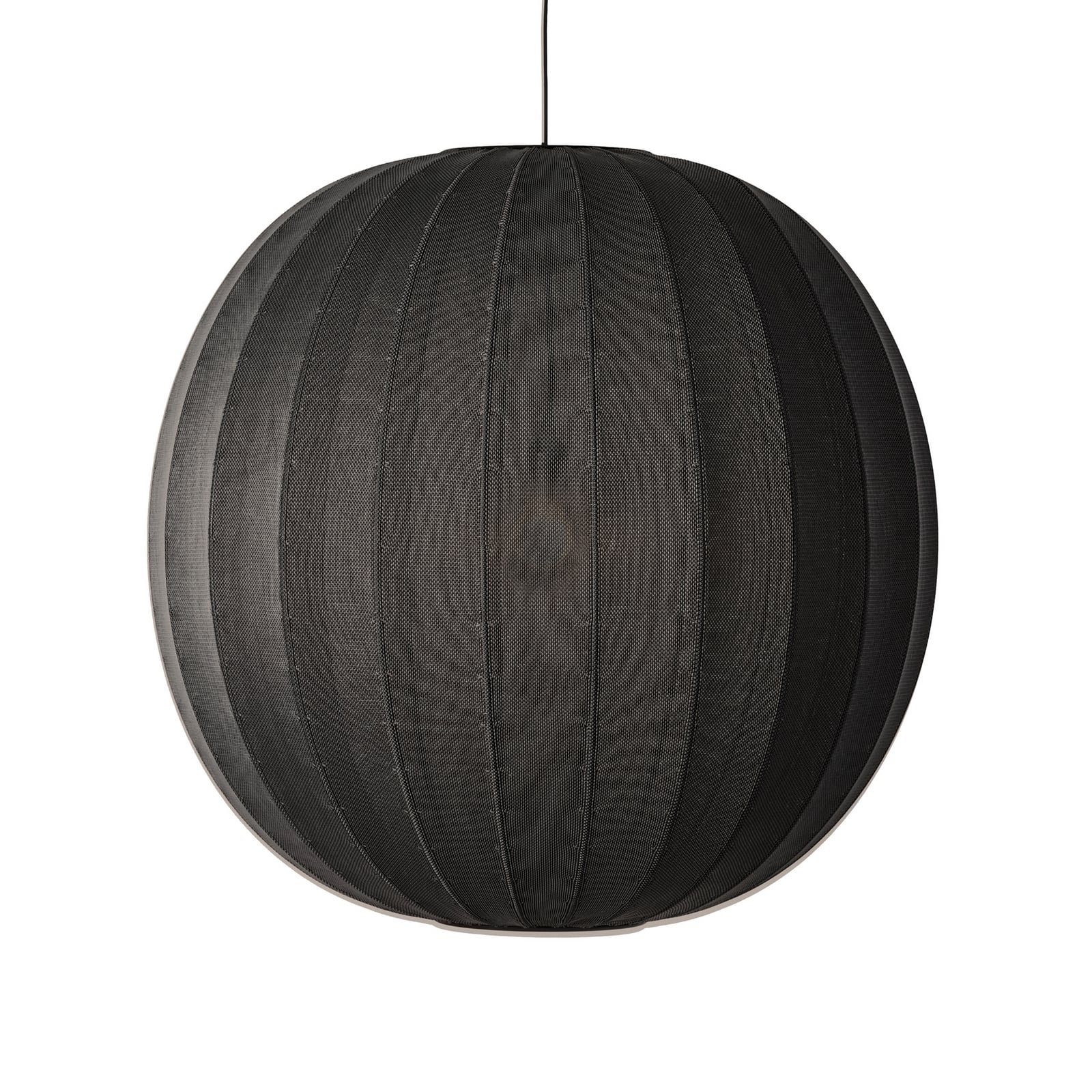 Knit-Wit 75 Suspension Rond Noir - Made By Hand Knit-Wit 75 Suspension Rond Noir - Made By Hand