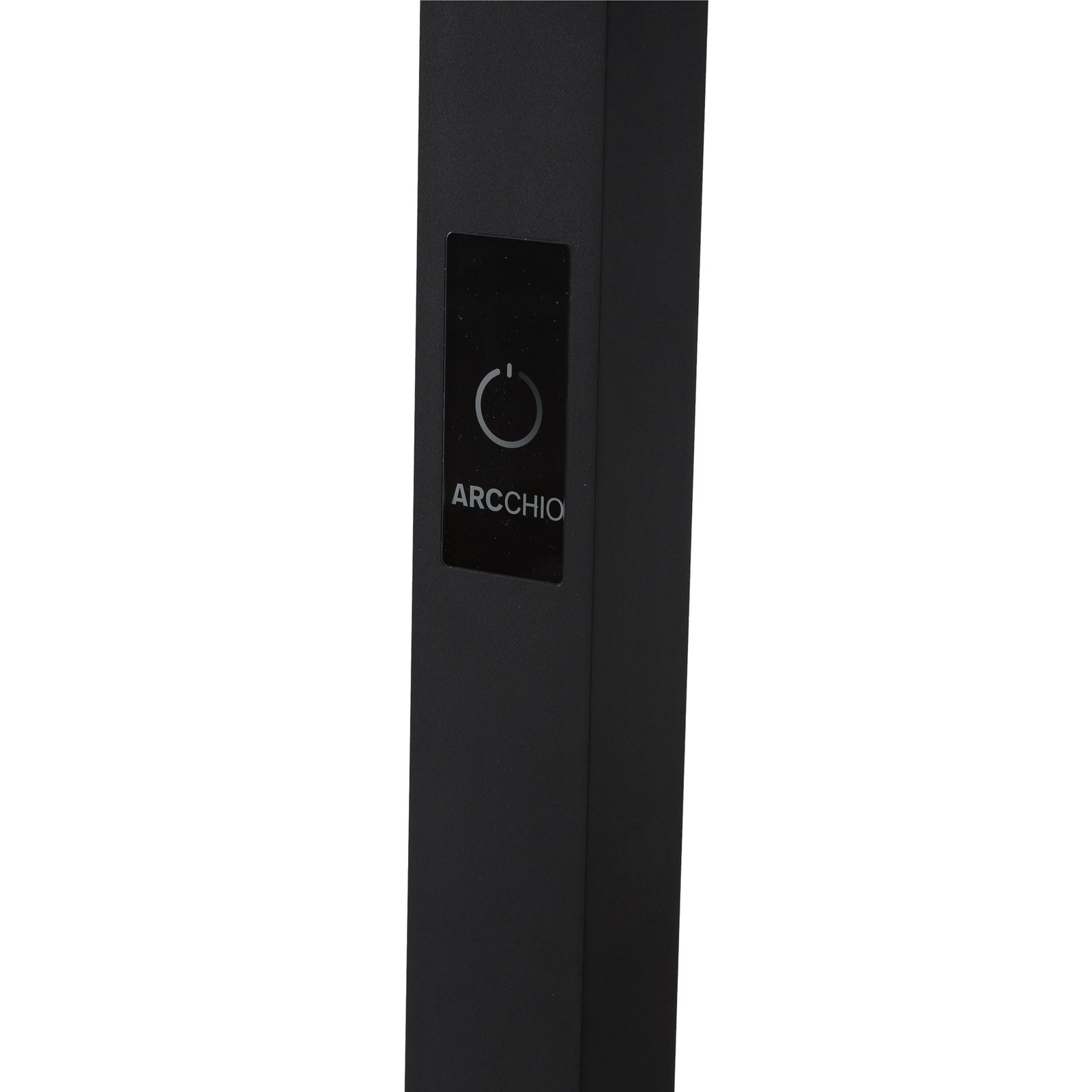 Arcchio Finix LED lampa čierna 100 W stmievateľná
