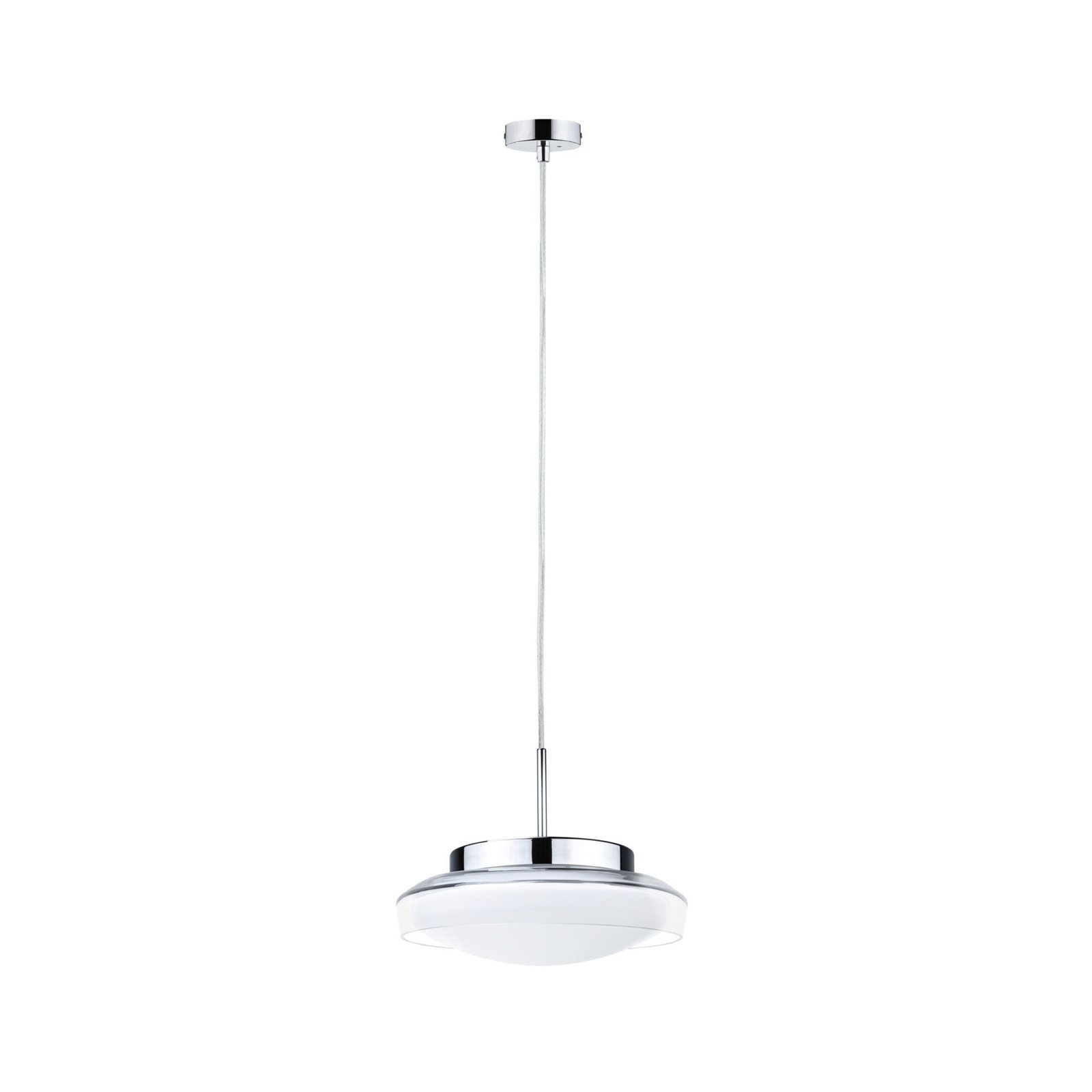 Luena LED Pendant IP44 Chroom/Clear -Paulmann