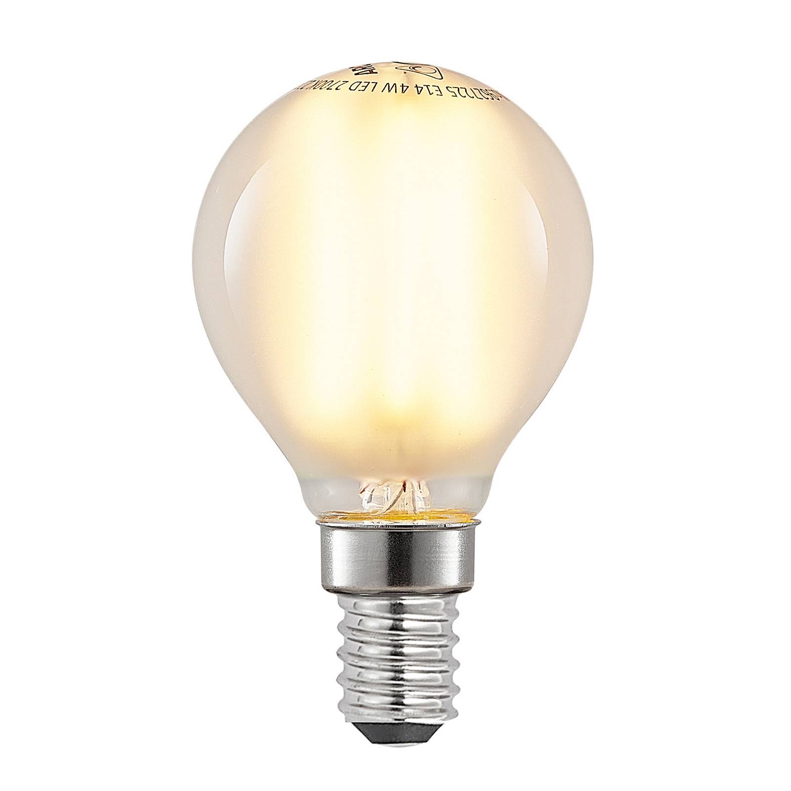 Ampoule LED E14 4 W 2 700 K goutte mate dimmable