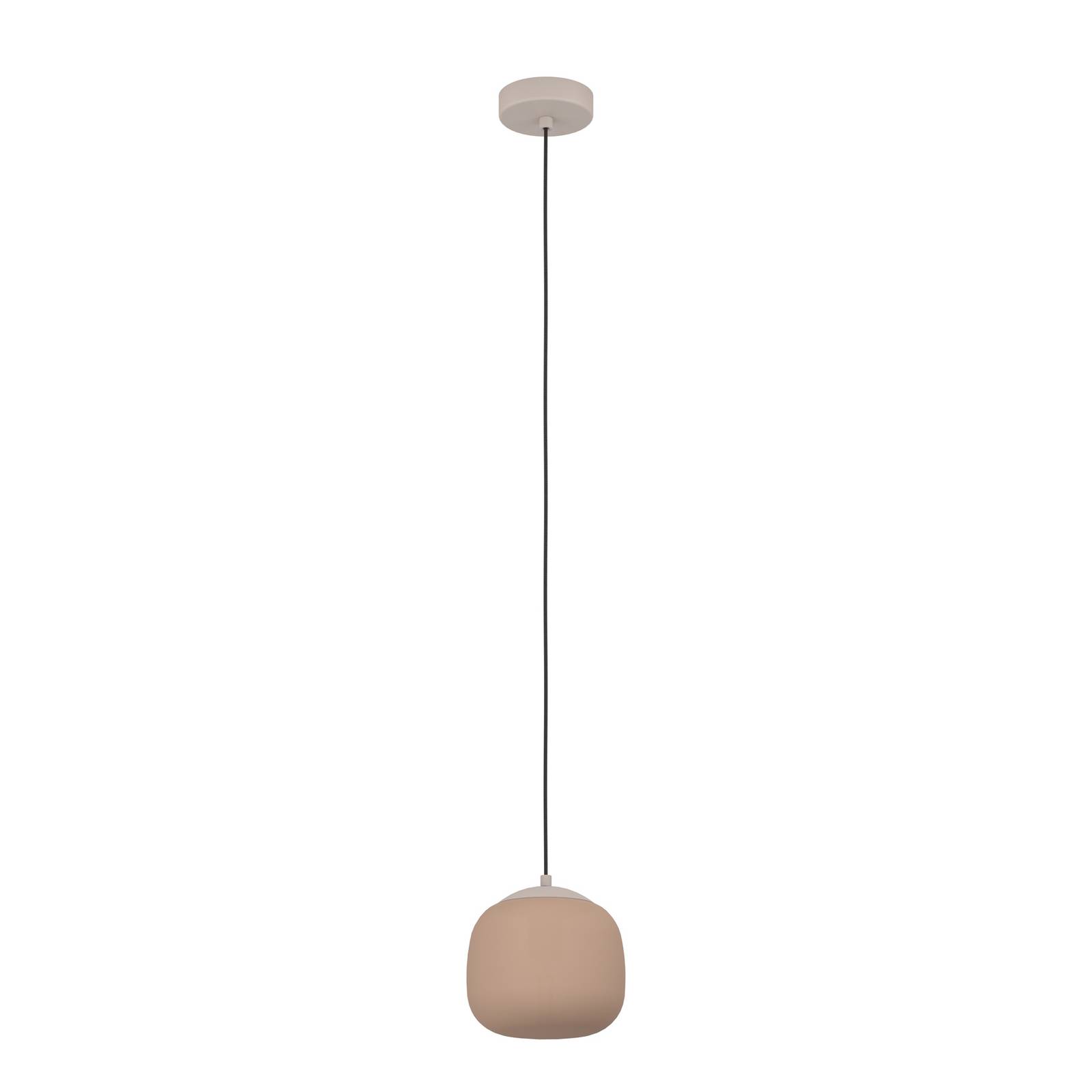 Hängeleuchte Cominio taupe/sand, einflammig