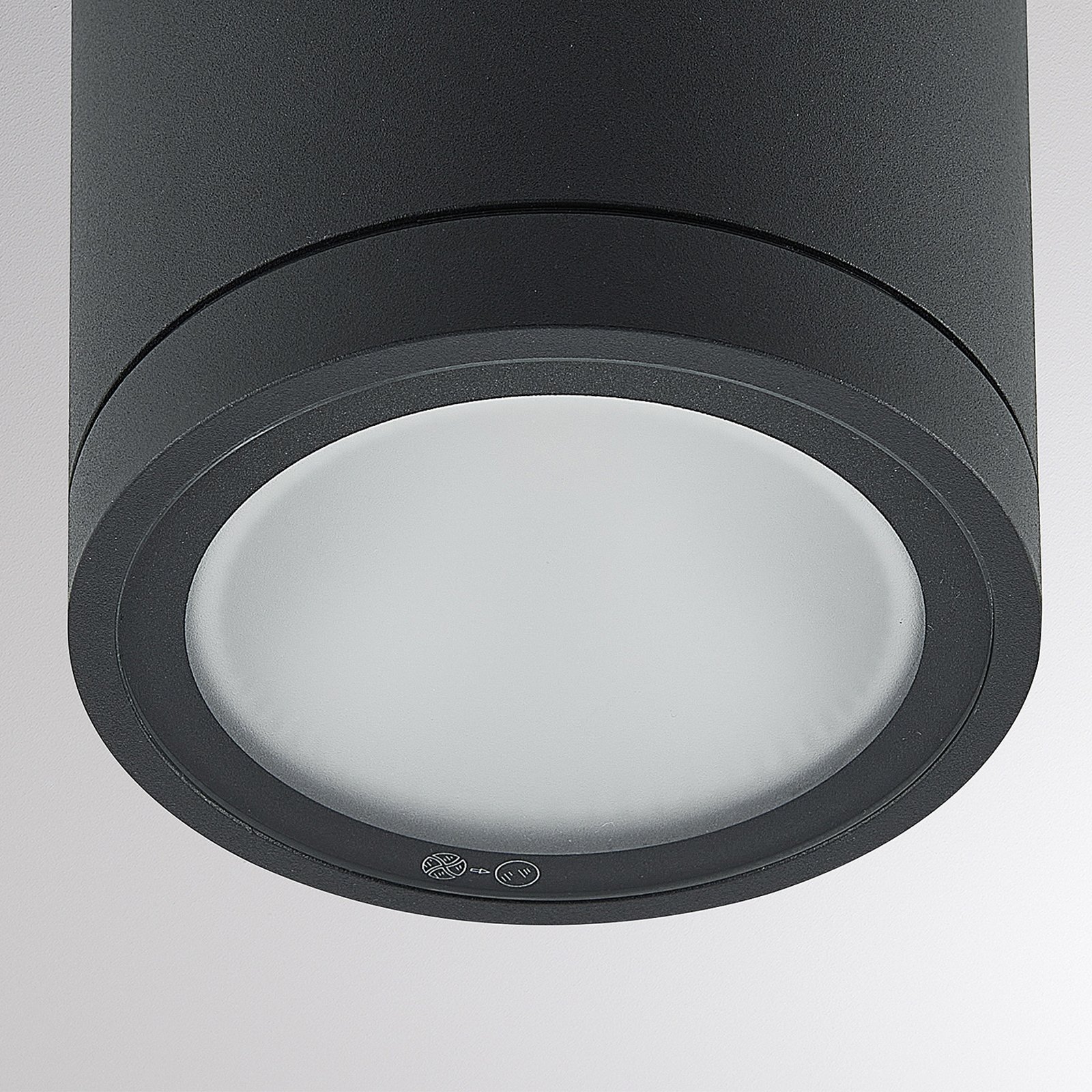 Molto Luce LED utomhus spotlampa Foris Round SD, antracit, aluminium