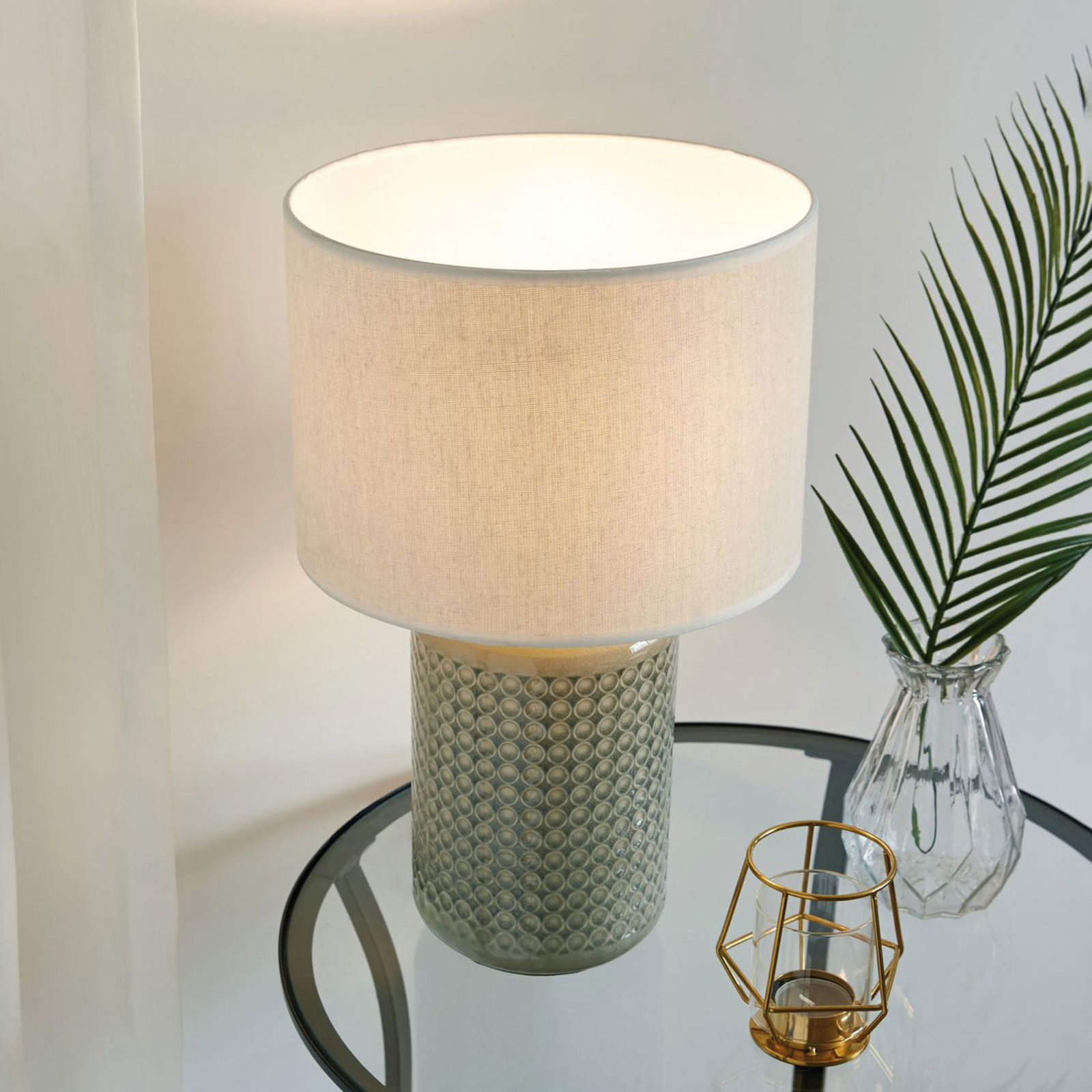 Pauleen Go for Glow table lamp, ceramic base