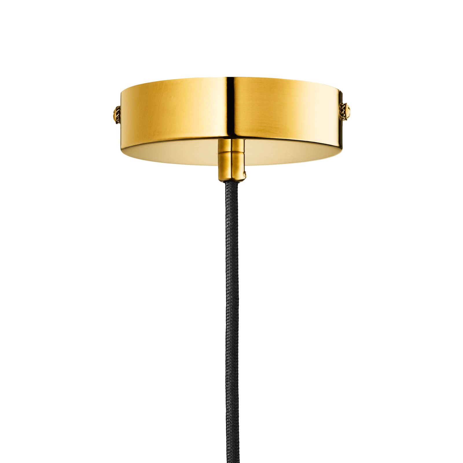 Lampada a sospensione Marble Art, colore oro, marmo, altezza 30 cm