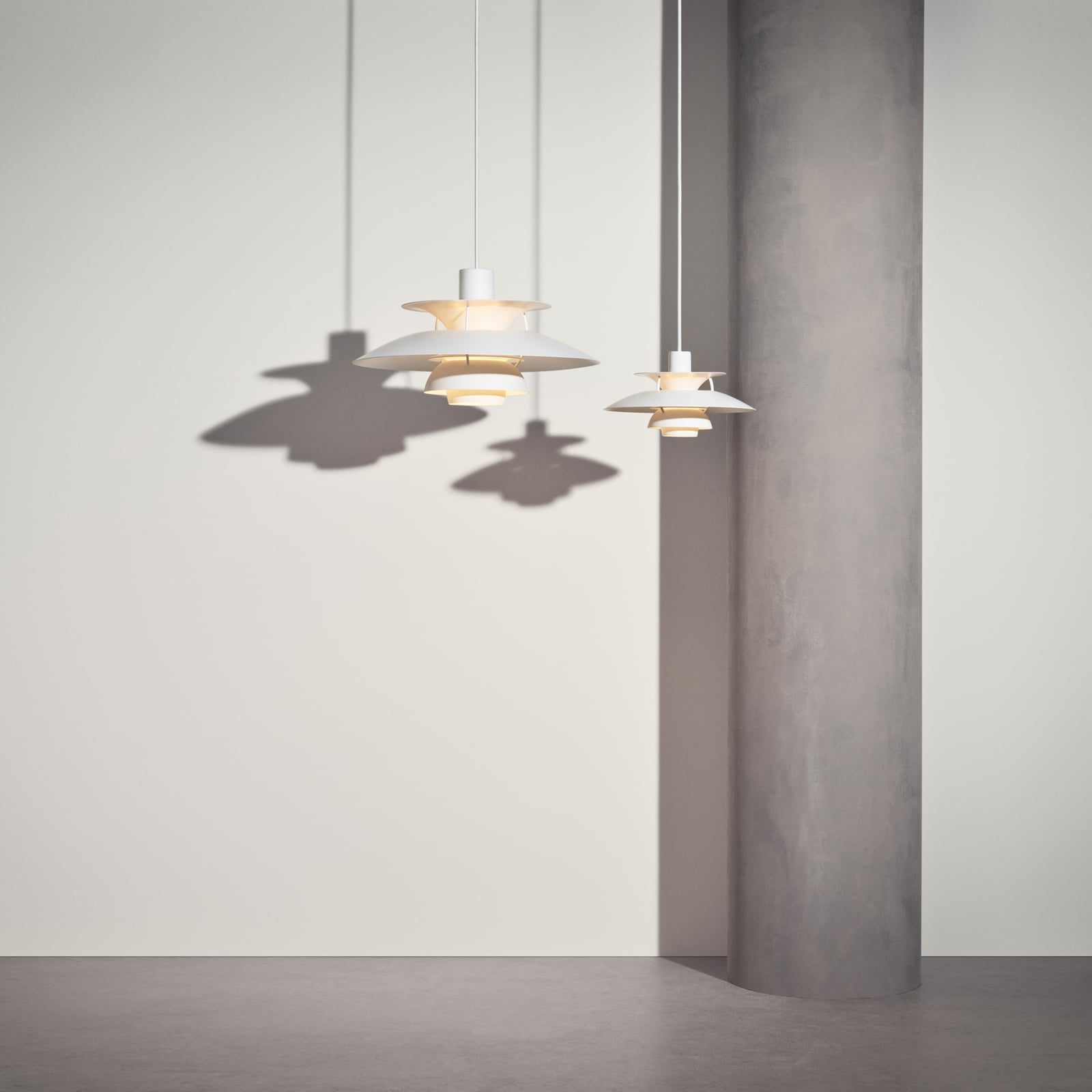 PH 5 Pendant Monochrome White - Louis Poulsen