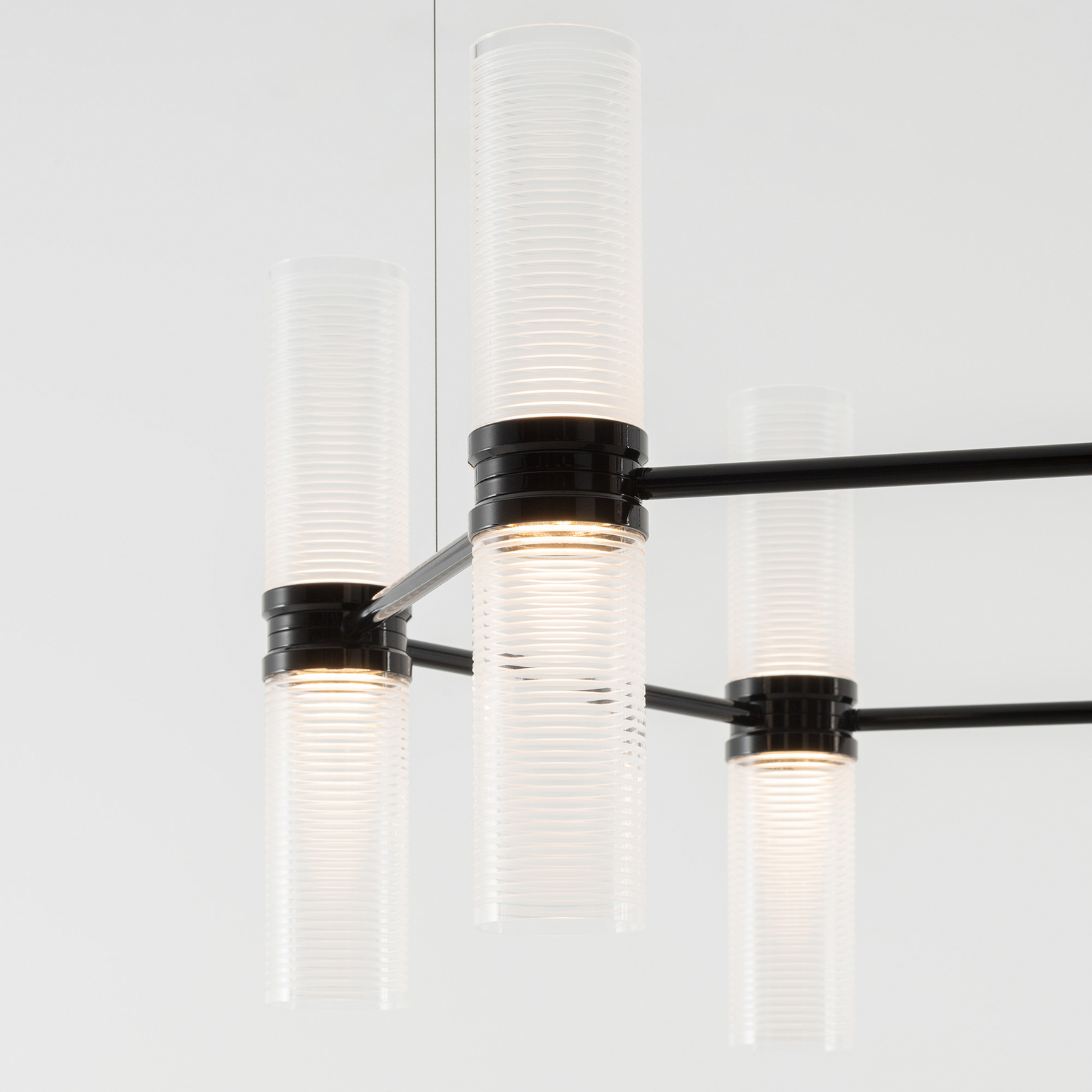 Artemide LED viseća svjetiljka Zephyr Exagonal crna Ø 77 cm, cca.