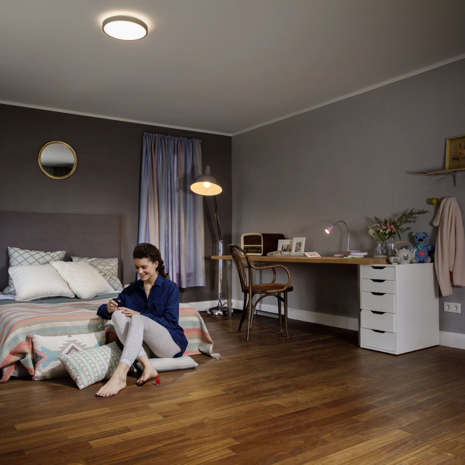 LEDVANCE Orbis LED ceiling light remote control CCT