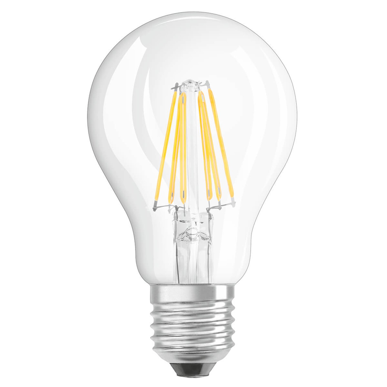 OSRAM LED-Lampe E27 7W varmhvid GLOWdim klar