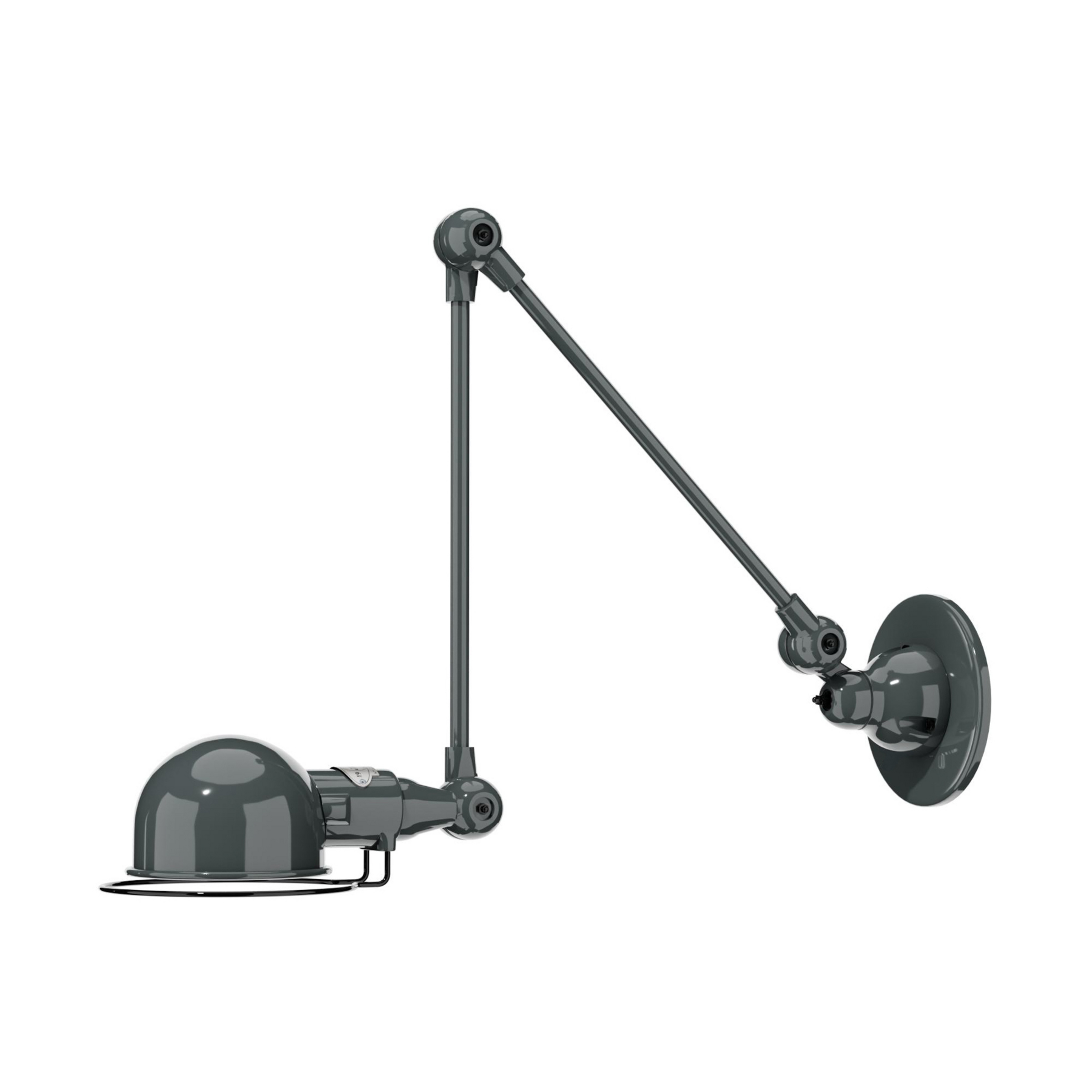 Jieldé Signal SI331 Wandlampe 2fach-Arm silbergrau