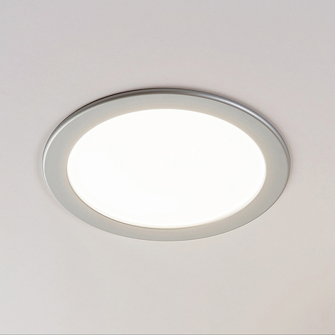 LED-Einbaustrahler Joki silber 3000K rund 24cm