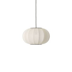 Knit-Wit 45 Oval Lampa Wisząca Pearl White - Made By Hand