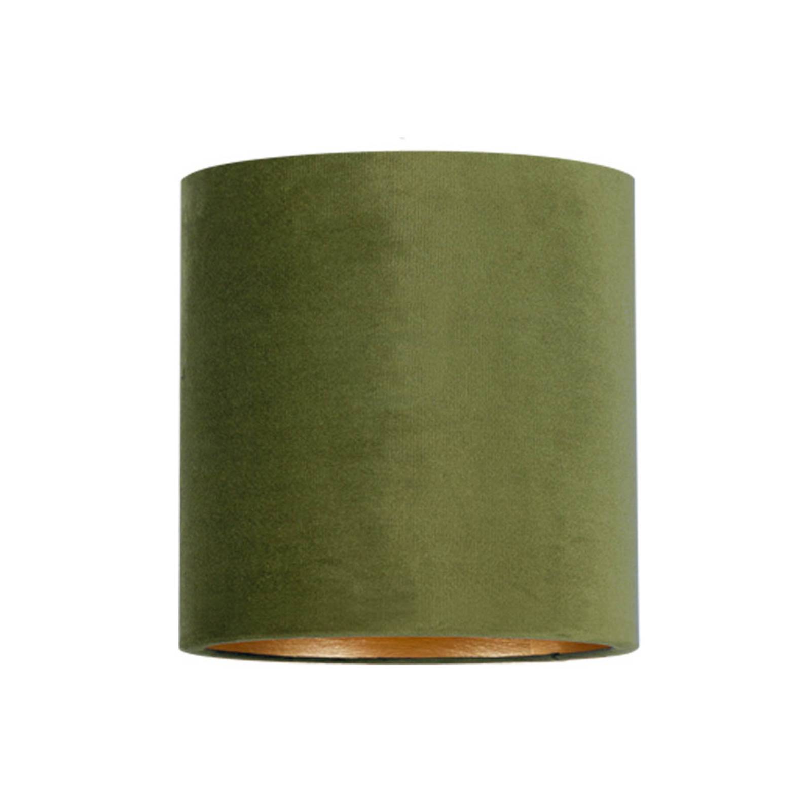 Lampskärm Petit A grön/guld