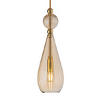 EBB & FLOW Smykke M/L Pendelleuchte gold