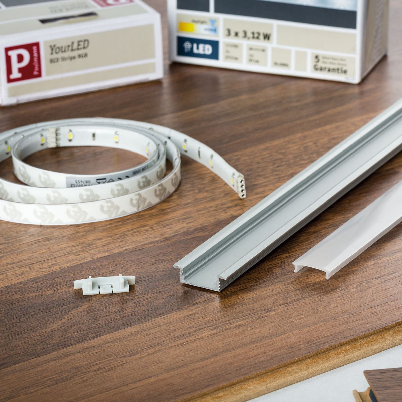 Paulmann Floor recessed profile for LED strips 1m