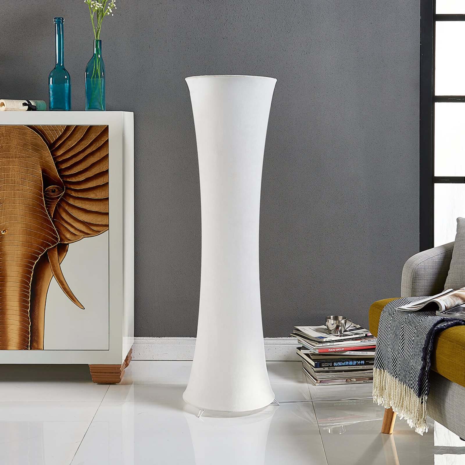 Liana Vloerlamp White - Lindby