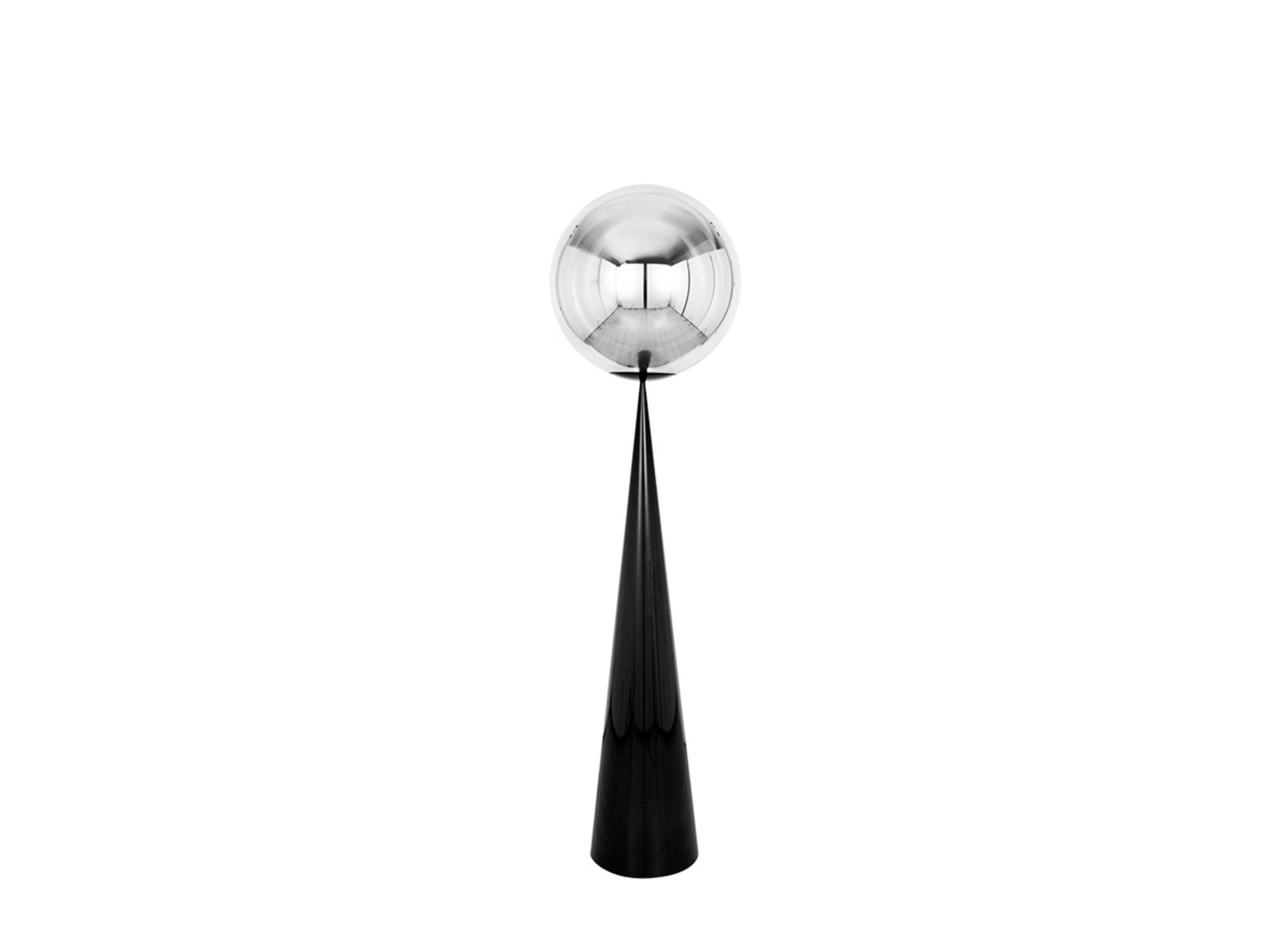 Globe Fat Podna lampa Srebro/Crna - Tom Dixon