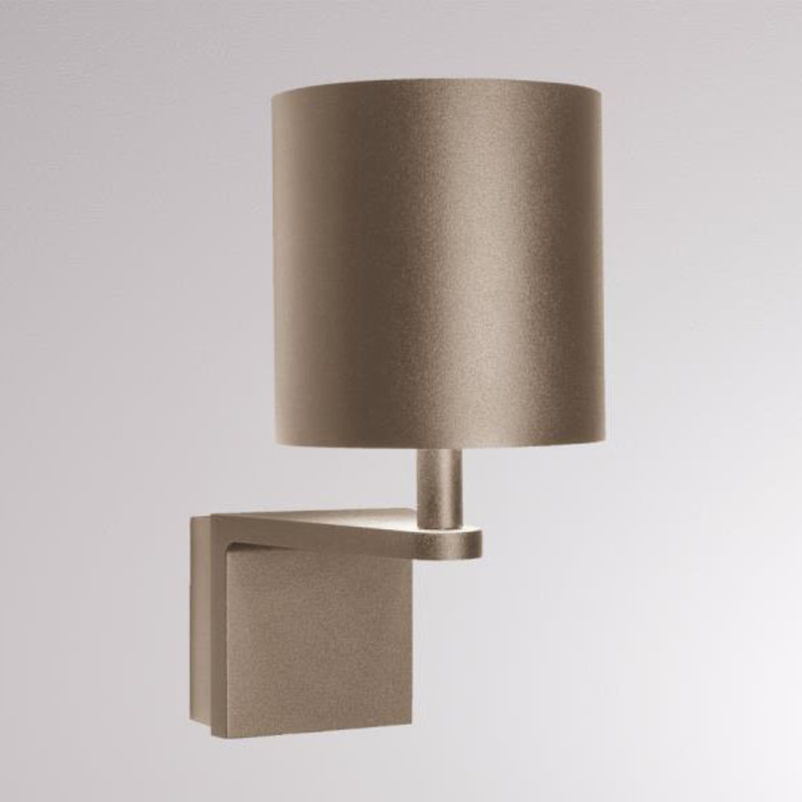 LOUM Waamp LED wall light terra, for Living / Dining Room, aluminium, 11 W, energy efficiency: A+, H: 23.5 cm