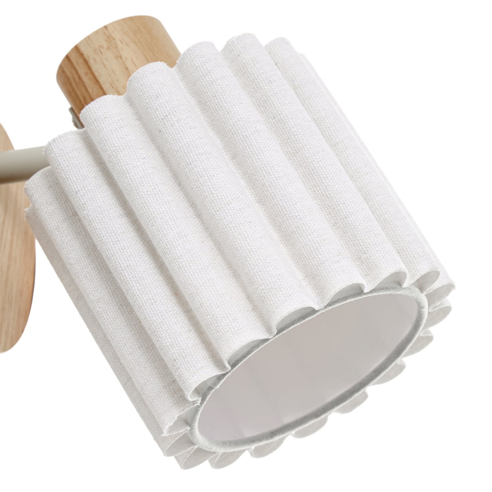 Shiloh spotlight till vägg, trä, linne, natur/beige, E14 – Lindby Shiloh spotlight till vägg, trä, linne, natur/beige, E14 – Lindby