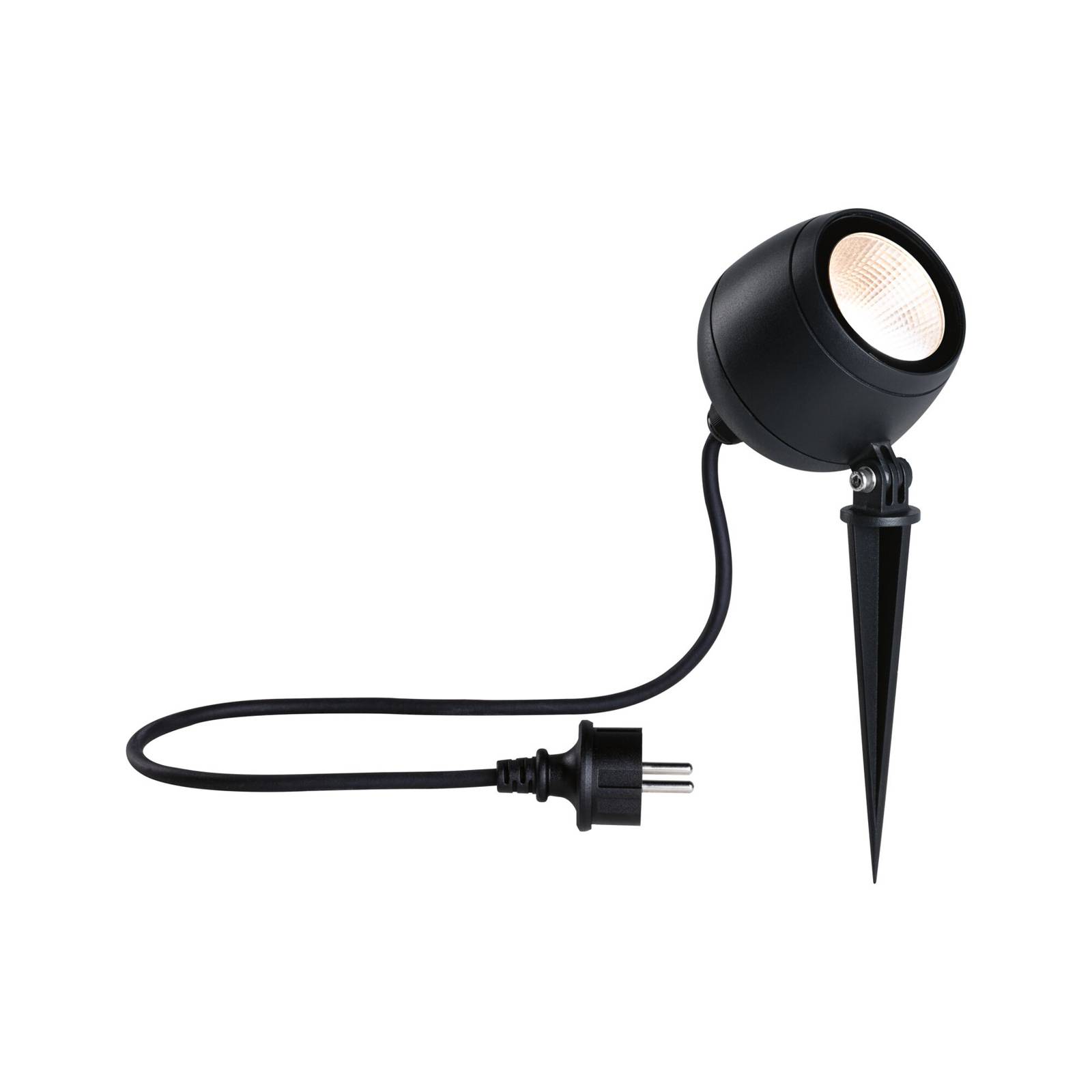 Led Erdspießstrahler Kikolo in Anthrazit 8W 520lm IP65 - black - Paulmann