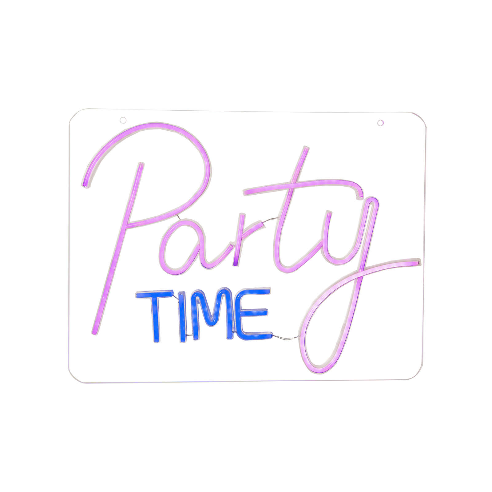 Applique a LED Party Time, rosa/bianco Plexiglas 48 x 36 cm USB