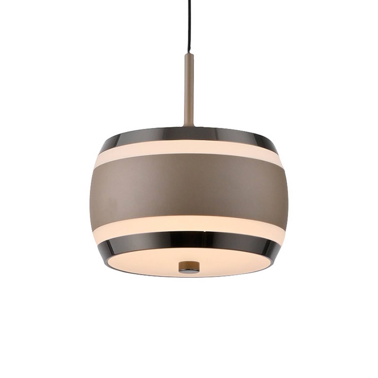 LED-Hängelampe PURE Falling Rings, bronze Ø 13 cm, CCT