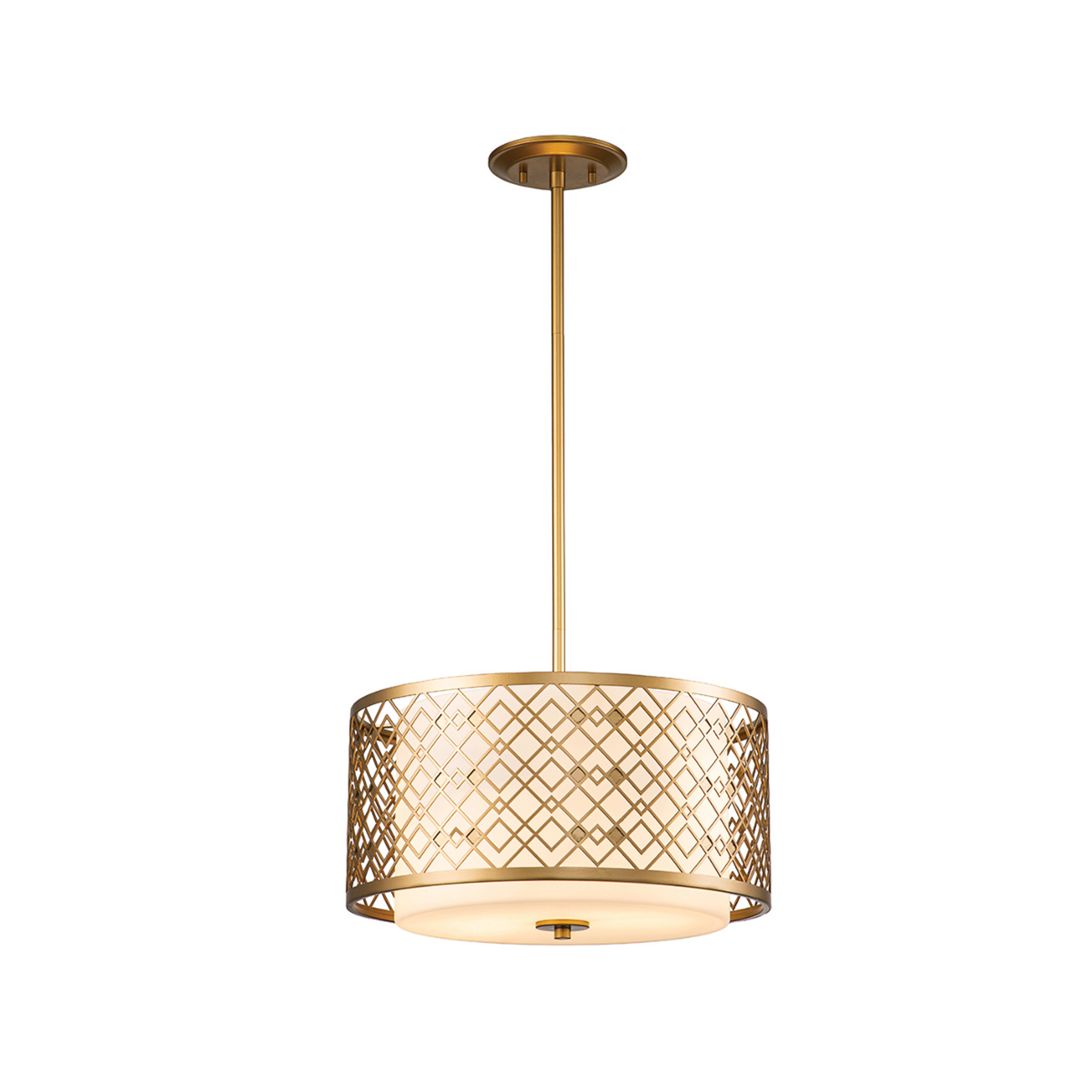 Lampada a sospensione Ziggy, Ø 40 cm, oro