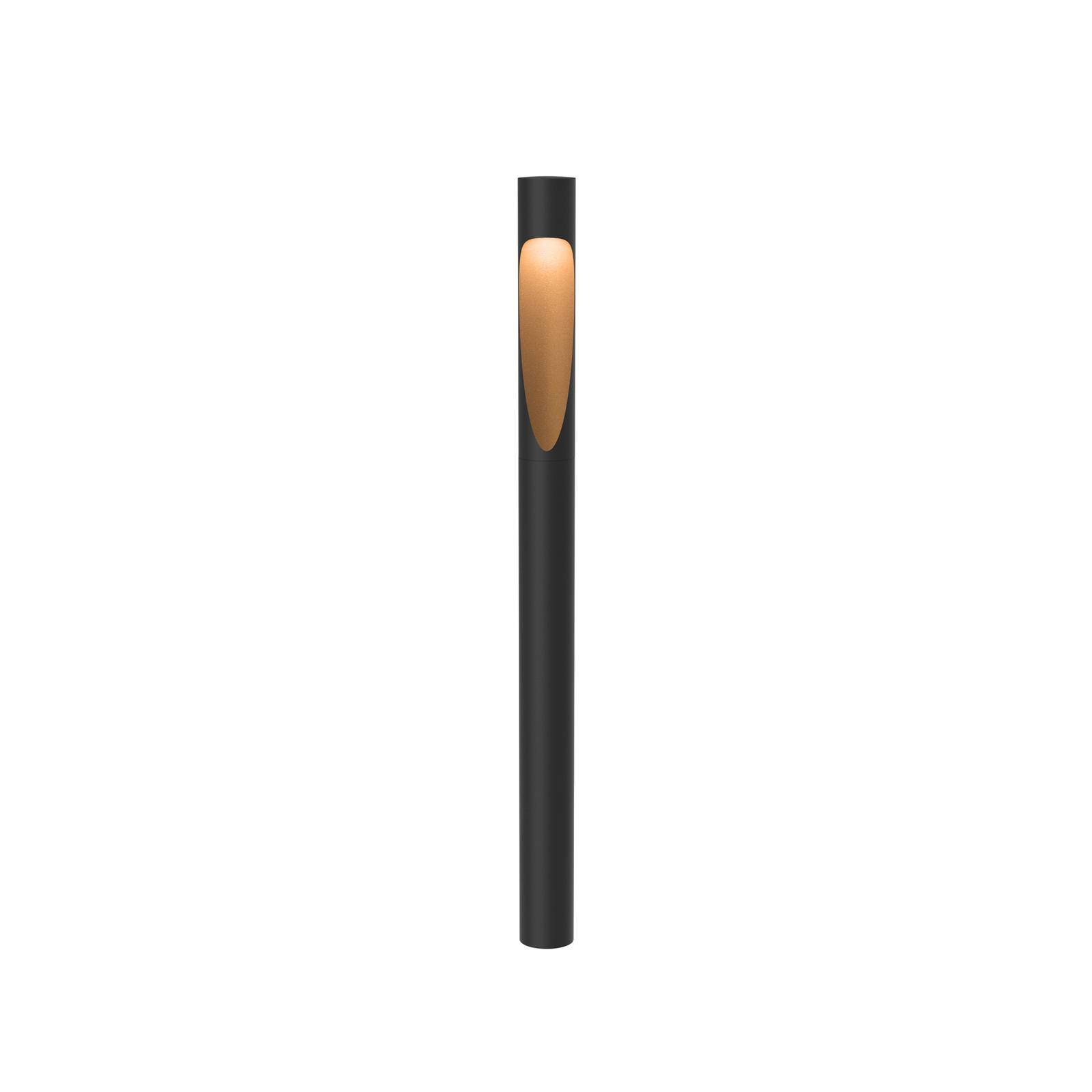 Louis Poulsen Wegelampe Flindt, 840, schwarz, 70cm, Buchse