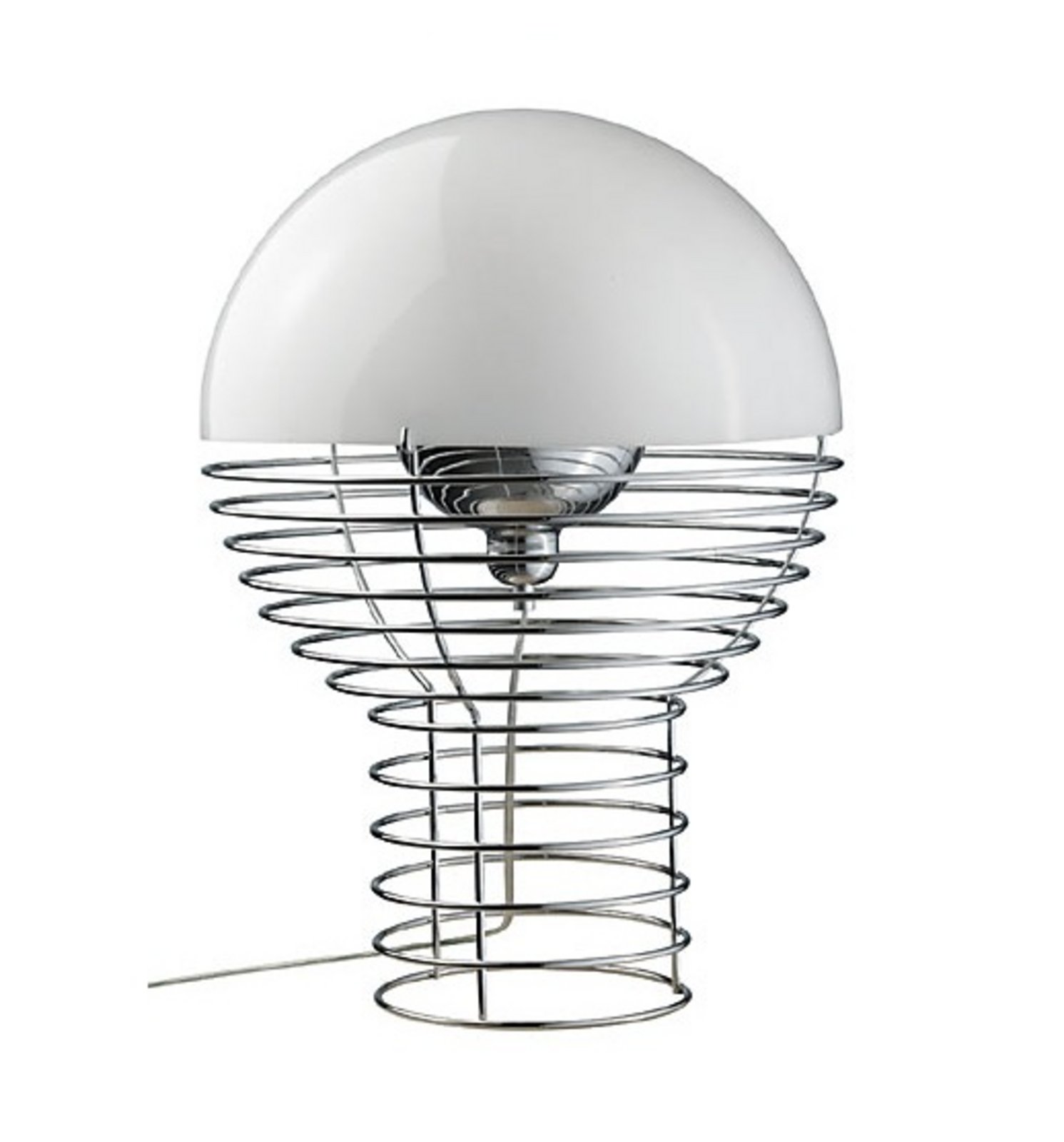 Wire Table Lamp White - Verpan