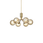 Apiales 6 pendel, messing/guld, Ø 50 cm - Nuura