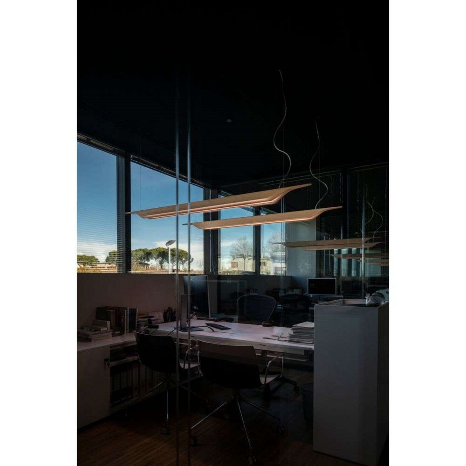 Troag Media LED Lustră Pendul Natural - Foscarini