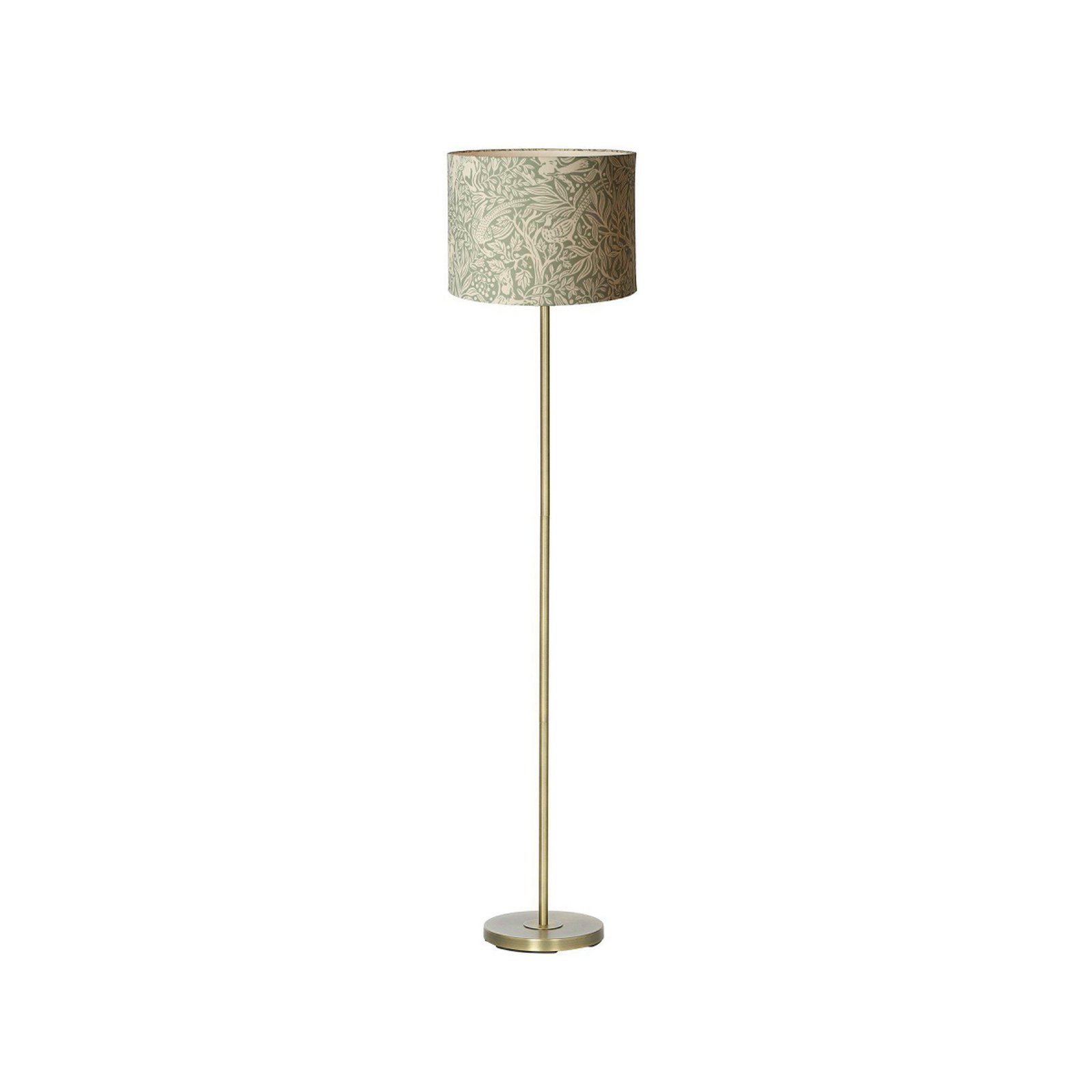Stehleuchte Amy, Eldertree grün/gold, Höhe 150 cm, E27