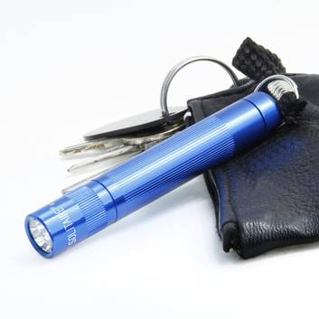 Blaue Taschenlampe Maglite Solitaire