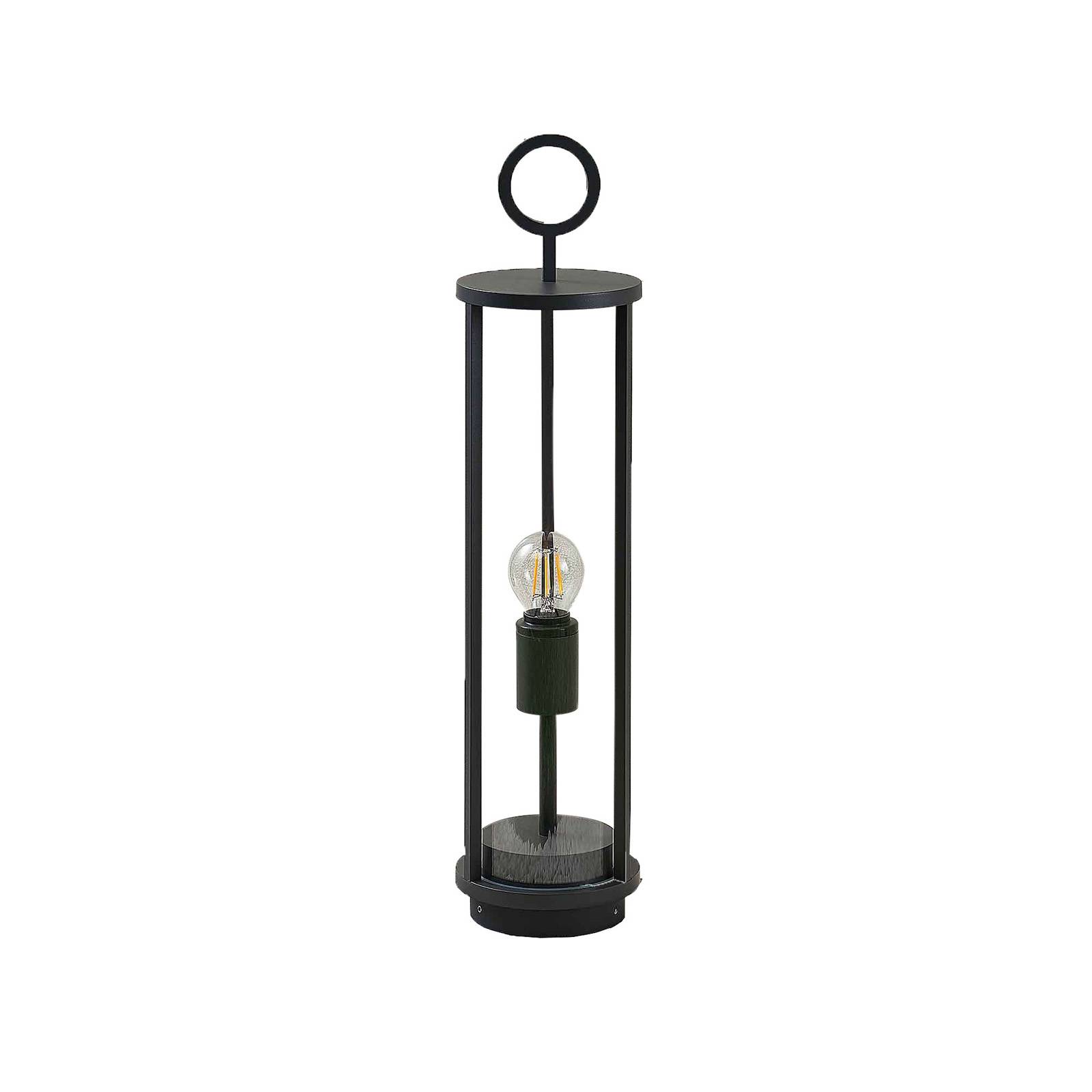 Lucande Pillar Light - Outdoor Pillar Light - dimmable - Modern - Silver