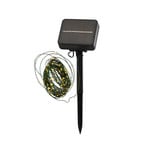 Corrente de luz solar LED Knirke Solar 15,9 m 160 LEDs