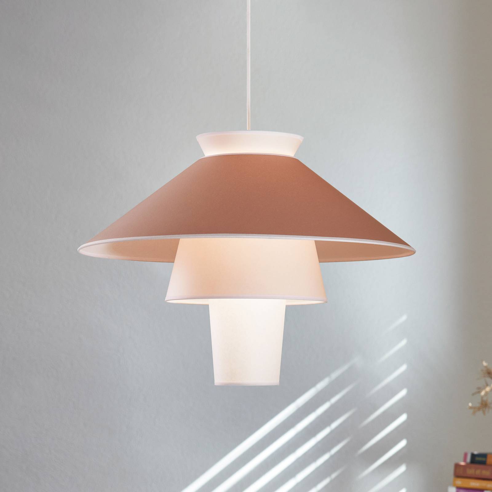 Lampa wisząca MARKET SET Ruche Ø 58 cm marshmallow