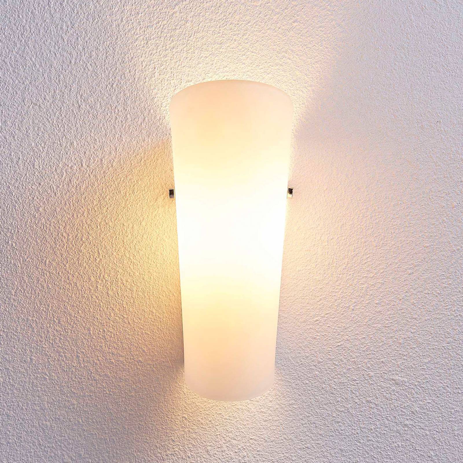 Aurora - elegancka lampa ścienna z kloszem